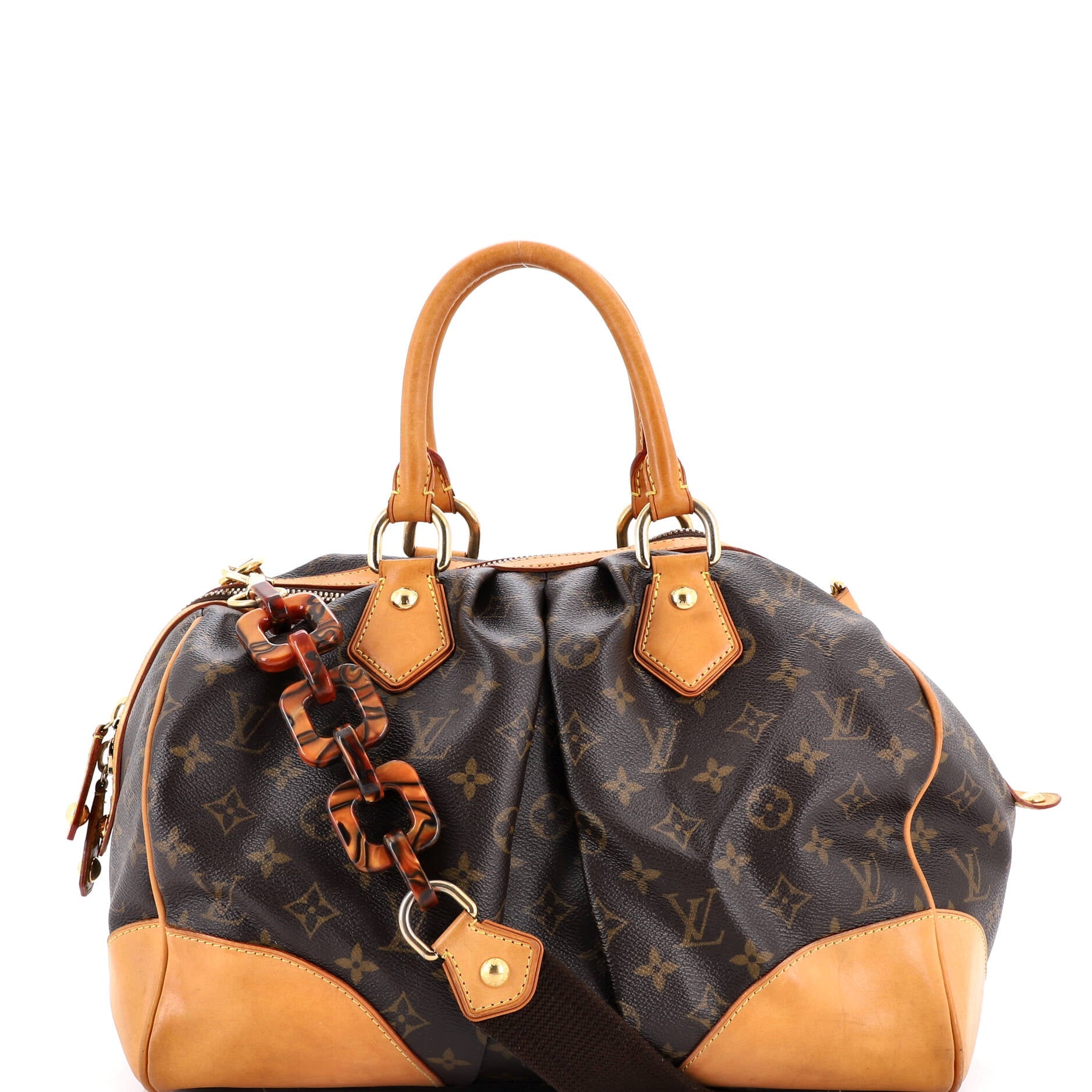 Stephen Handbag Monogram Canvas