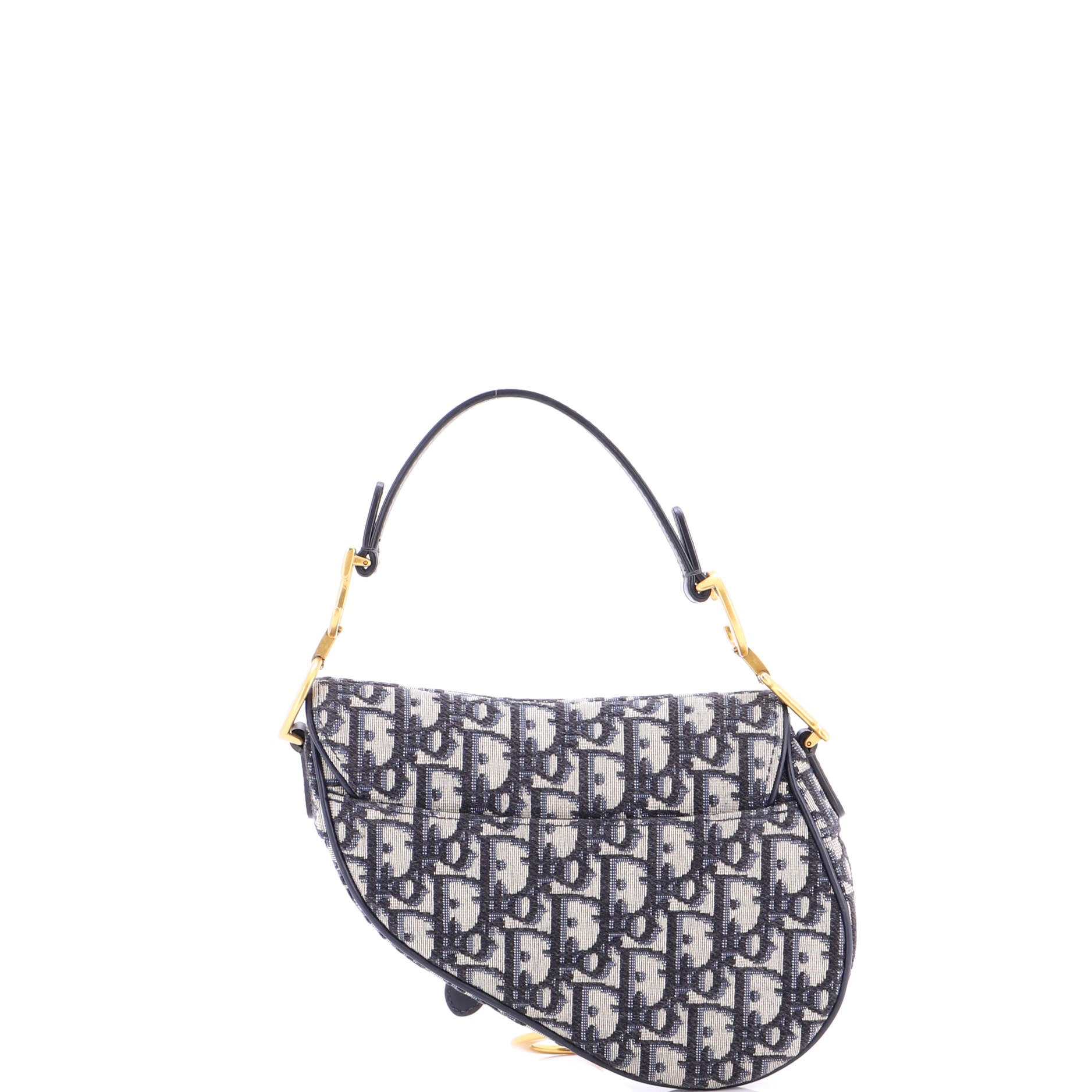 Saddle Handbag Oblique Canvas Mini
