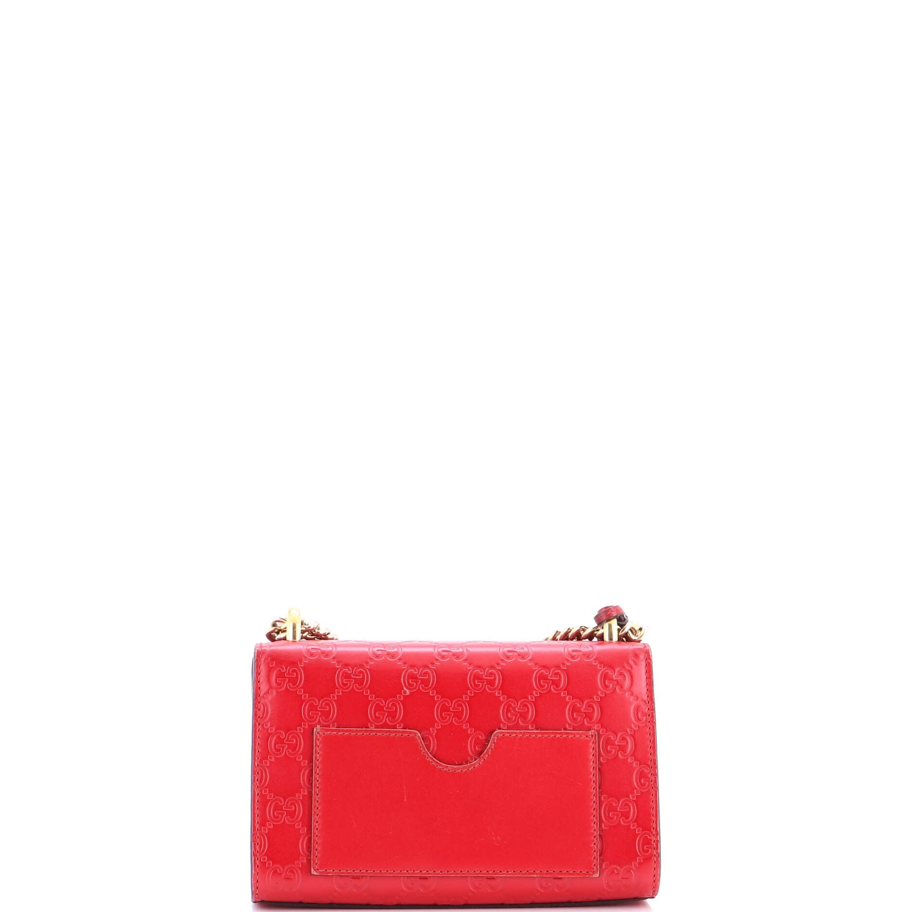 Padlock Shoulder Bag Guccissima Leather Small