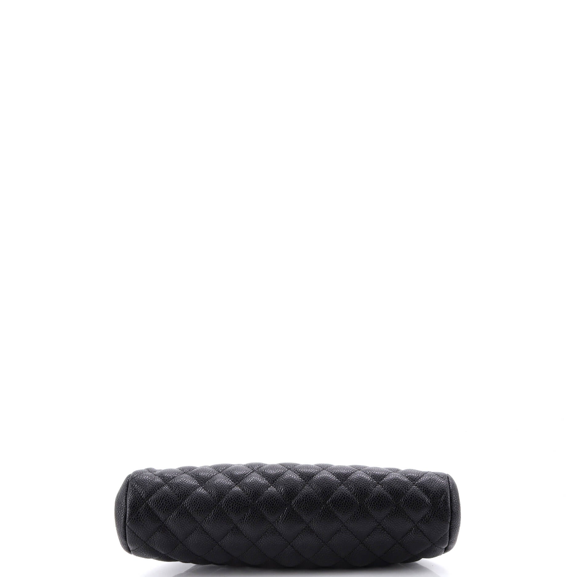 Timeless Clutch Quilted Caviar