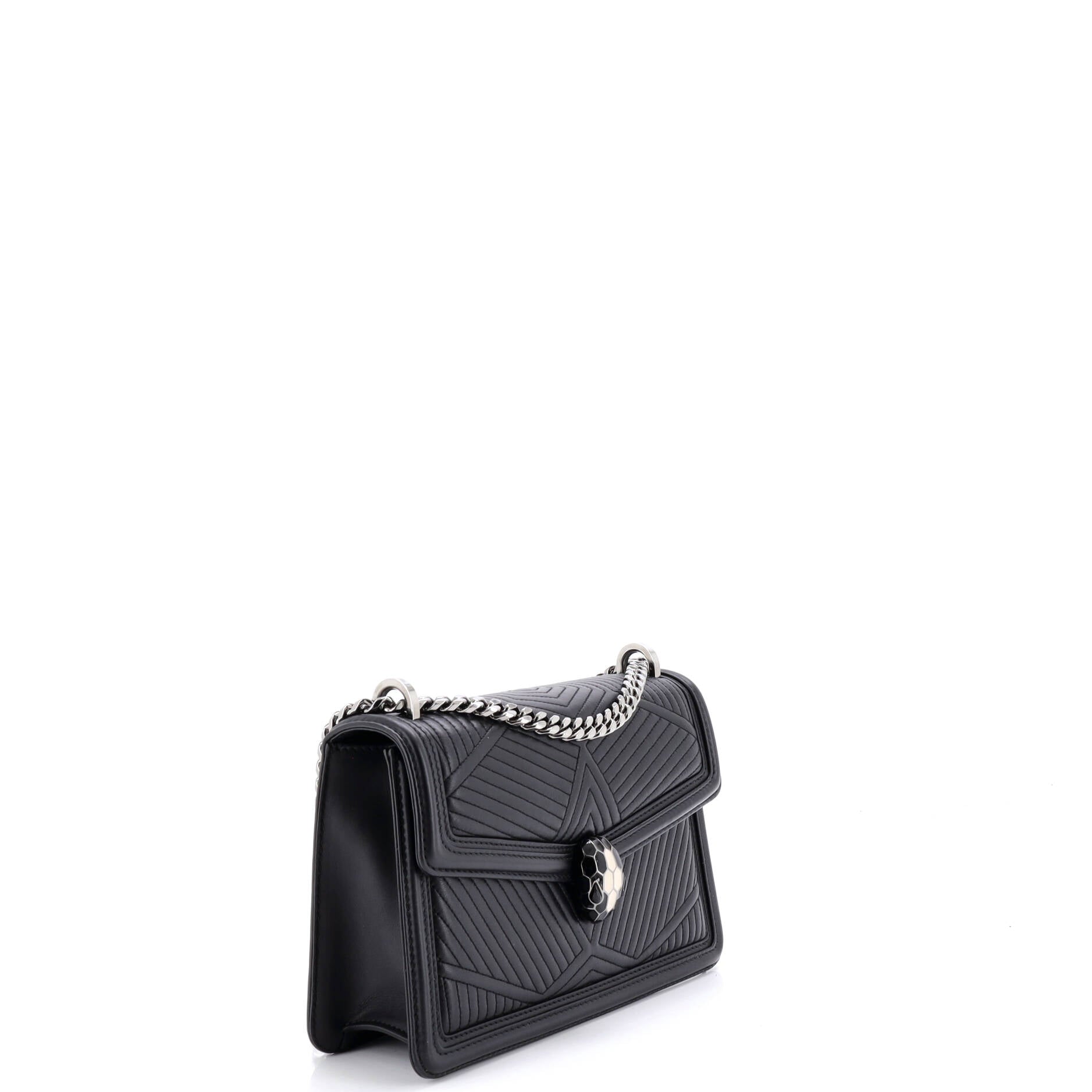 Serpenti Forever Shoulder Bag Quilted Leather Small