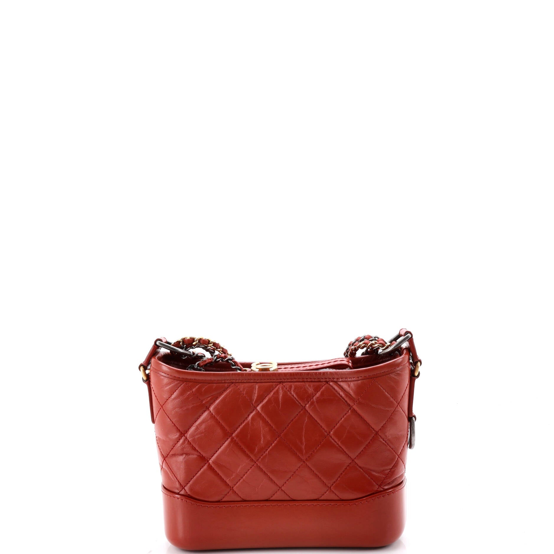 Gabrielle Hobo Quilted Aged Calfskin Small