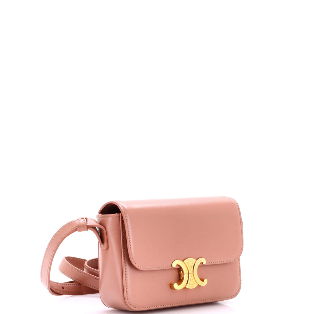 Triomphe Shoulder Bag Smooth Calfskin Teen