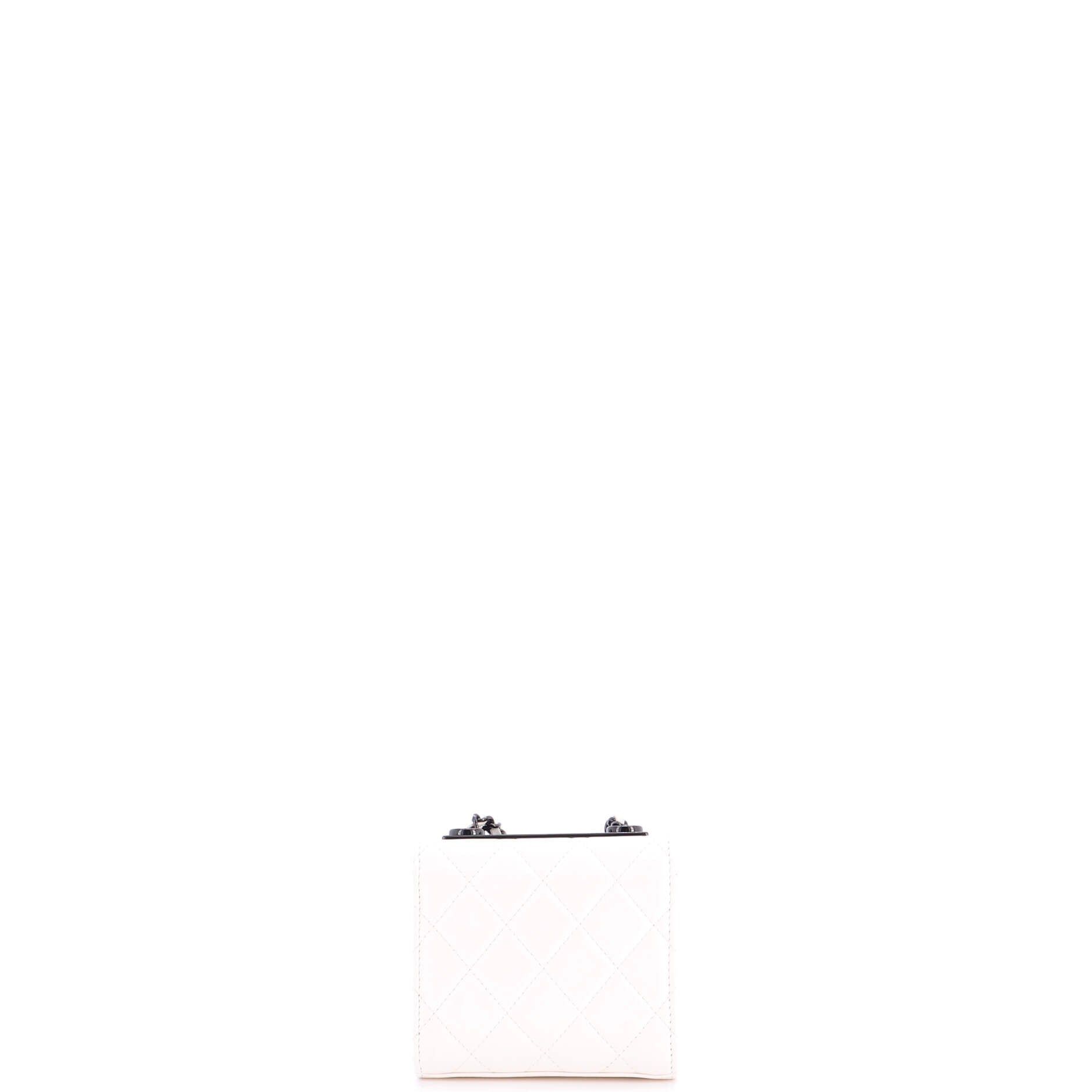 Trendy CC Clutch with Chain Quilted Lambskin Small