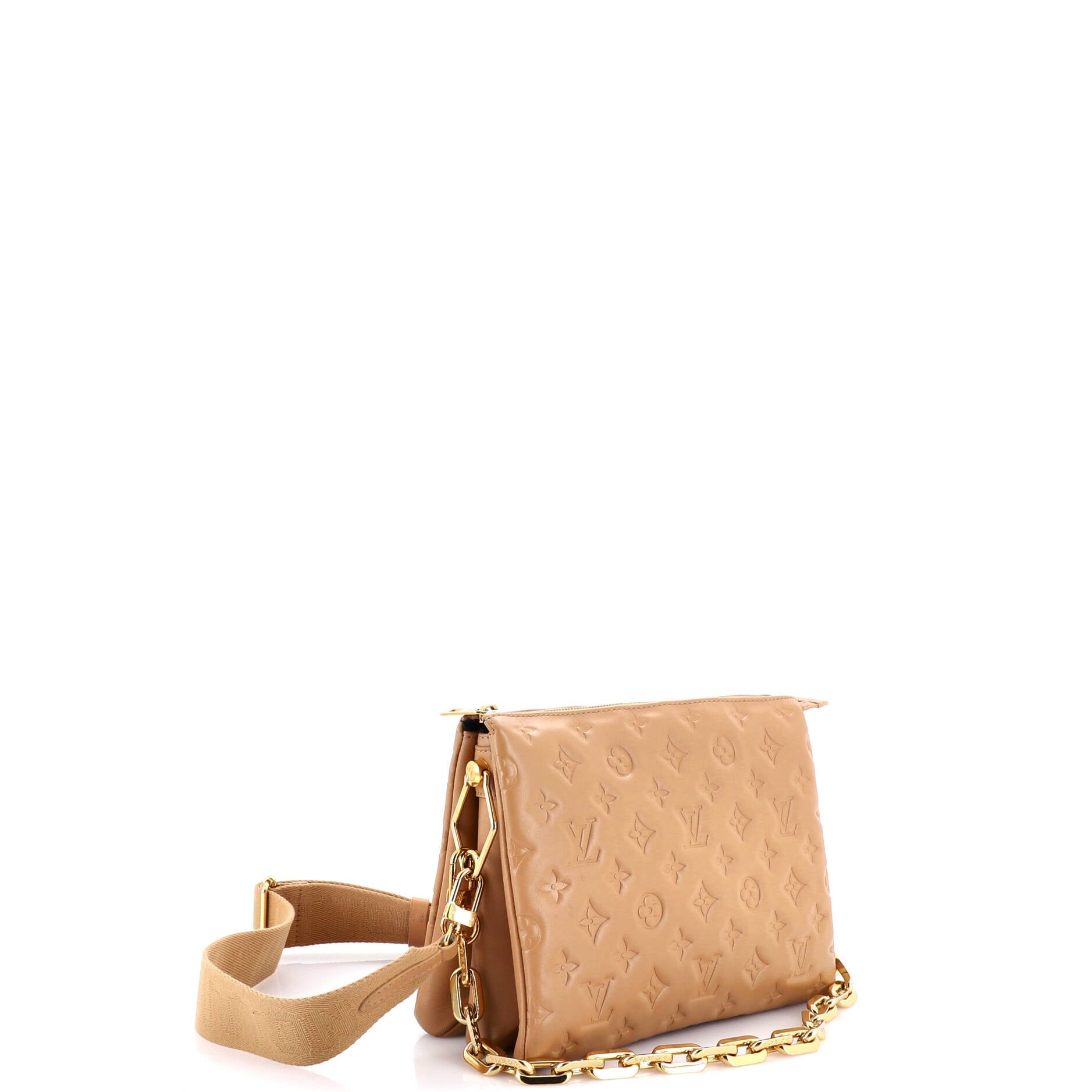 Coussin Bag Monogram Embossed Lambskin PM