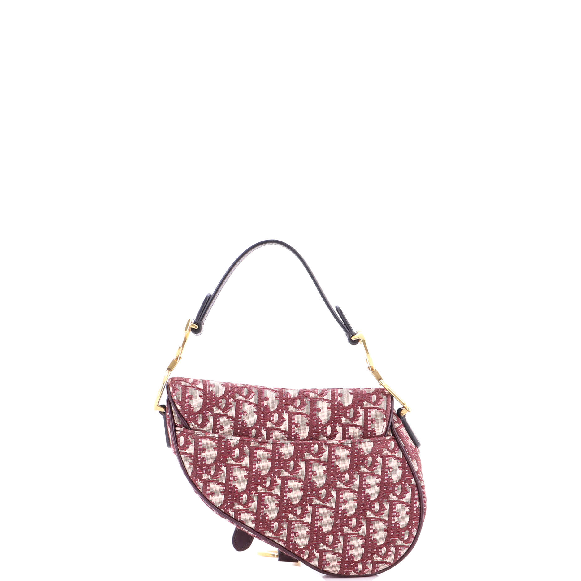 Saddle Handbag Oblique Canvas Mini