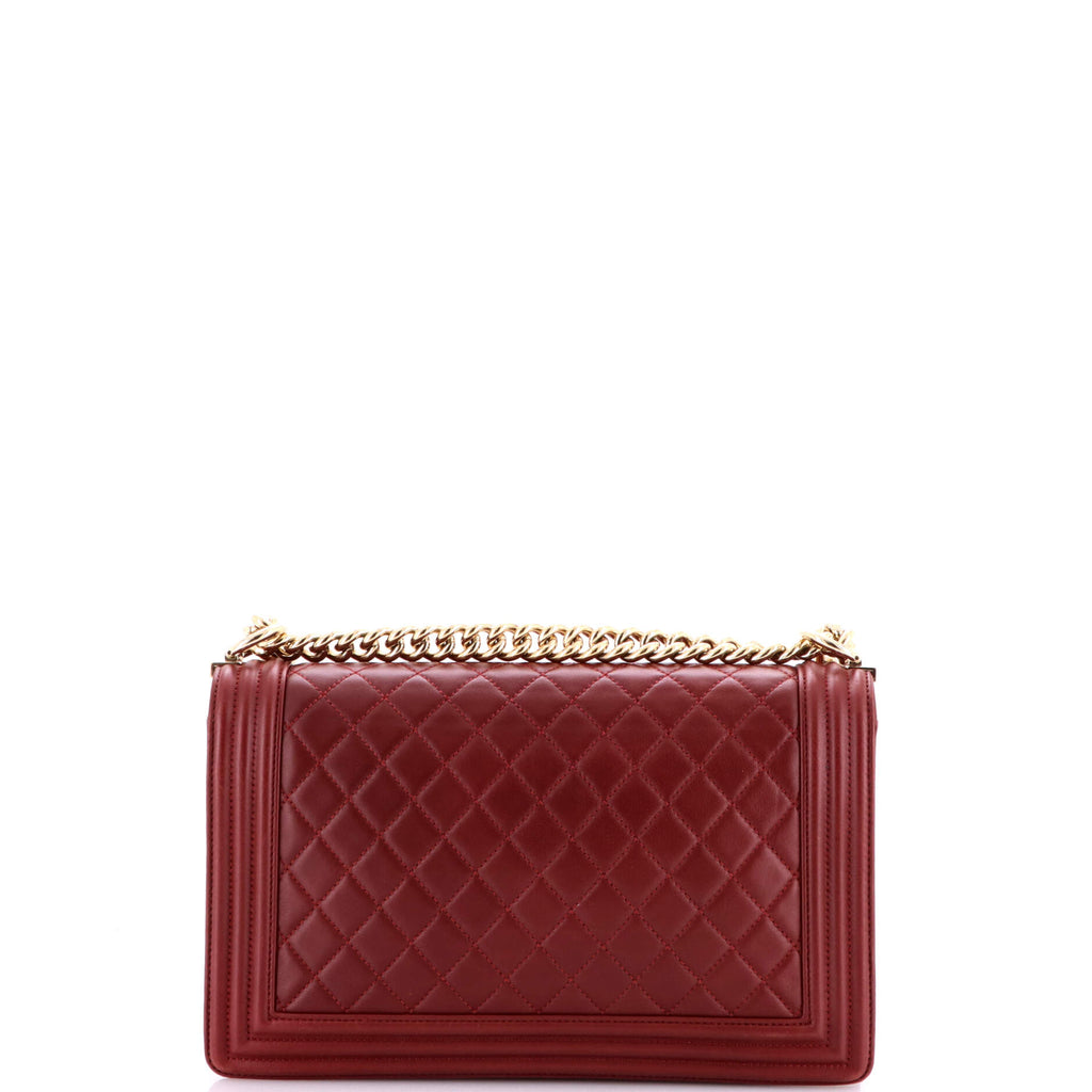 Boy Flap Bag Quilted Lambskin New Medium