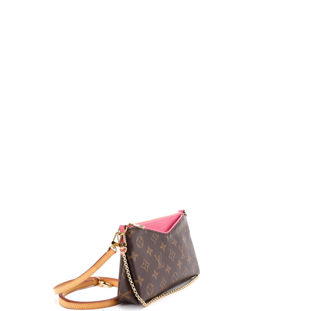 Pallas Clutch Monogram Canvas with Leather