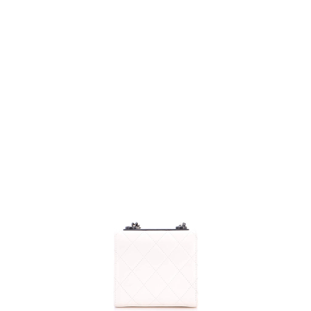 Trendy CC Clutch with Chain Quilted Lambskin Small