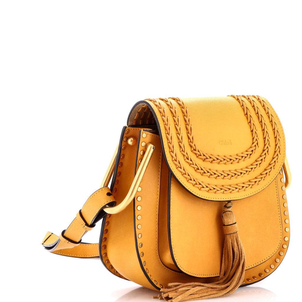 Hudson Handbag Whipstitch Leather Medium