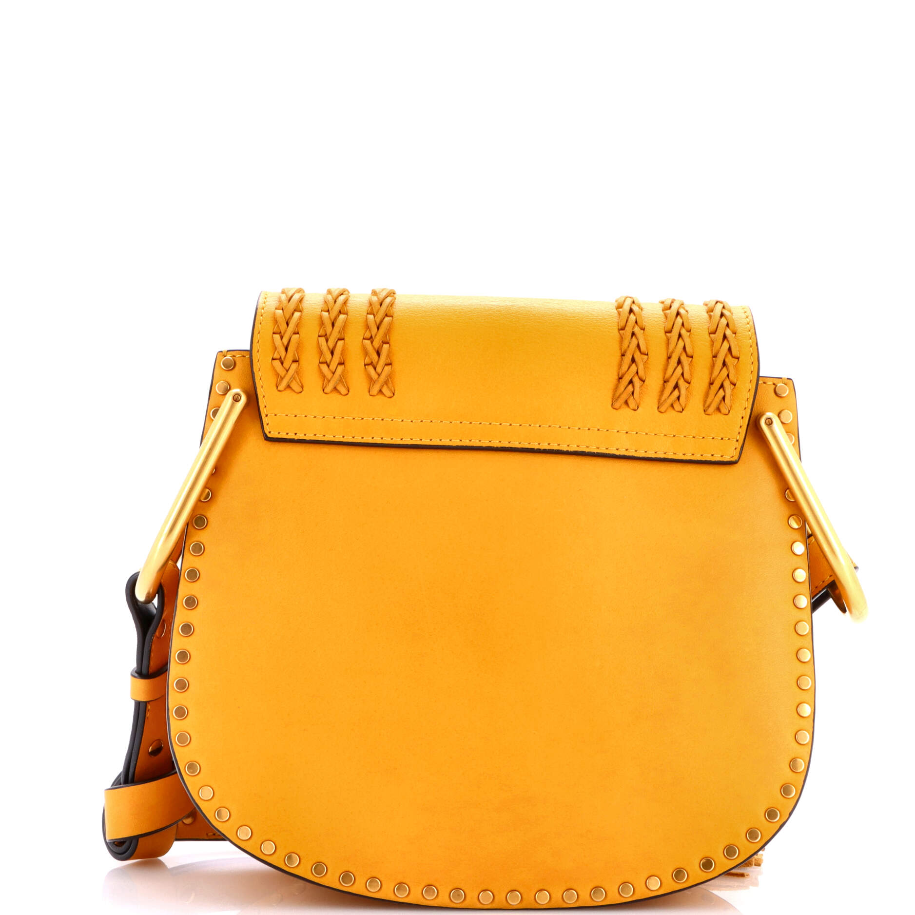 Hudson Handbag Whipstitch Leather Medium