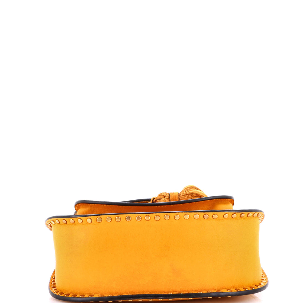 Hudson Handbag Whipstitch Leather Medium