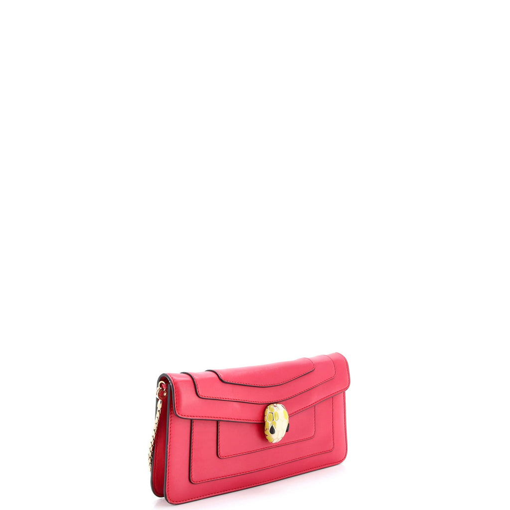 Serpenti Forever Chain Clutch Leather