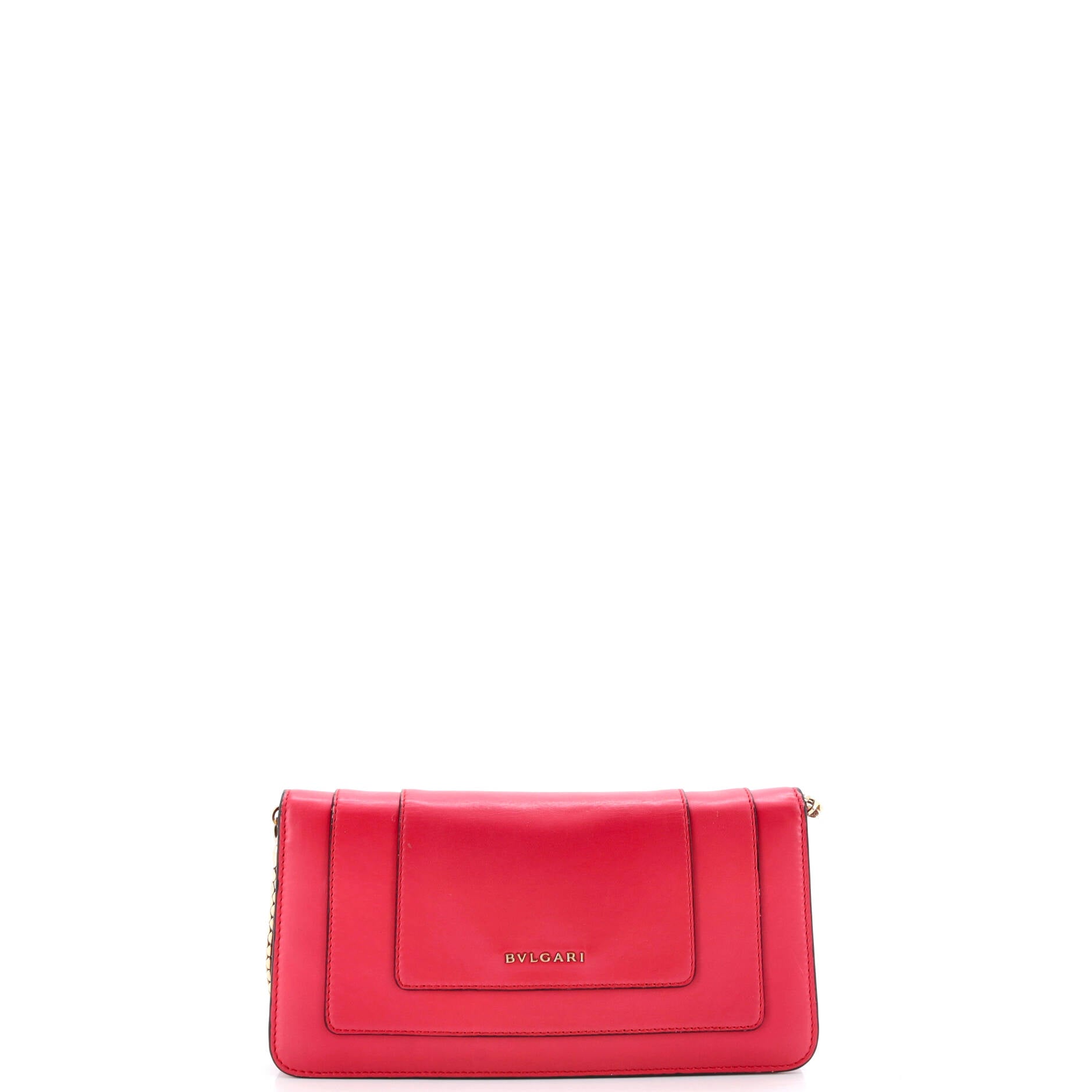 Serpenti Forever Chain Clutch Leather
