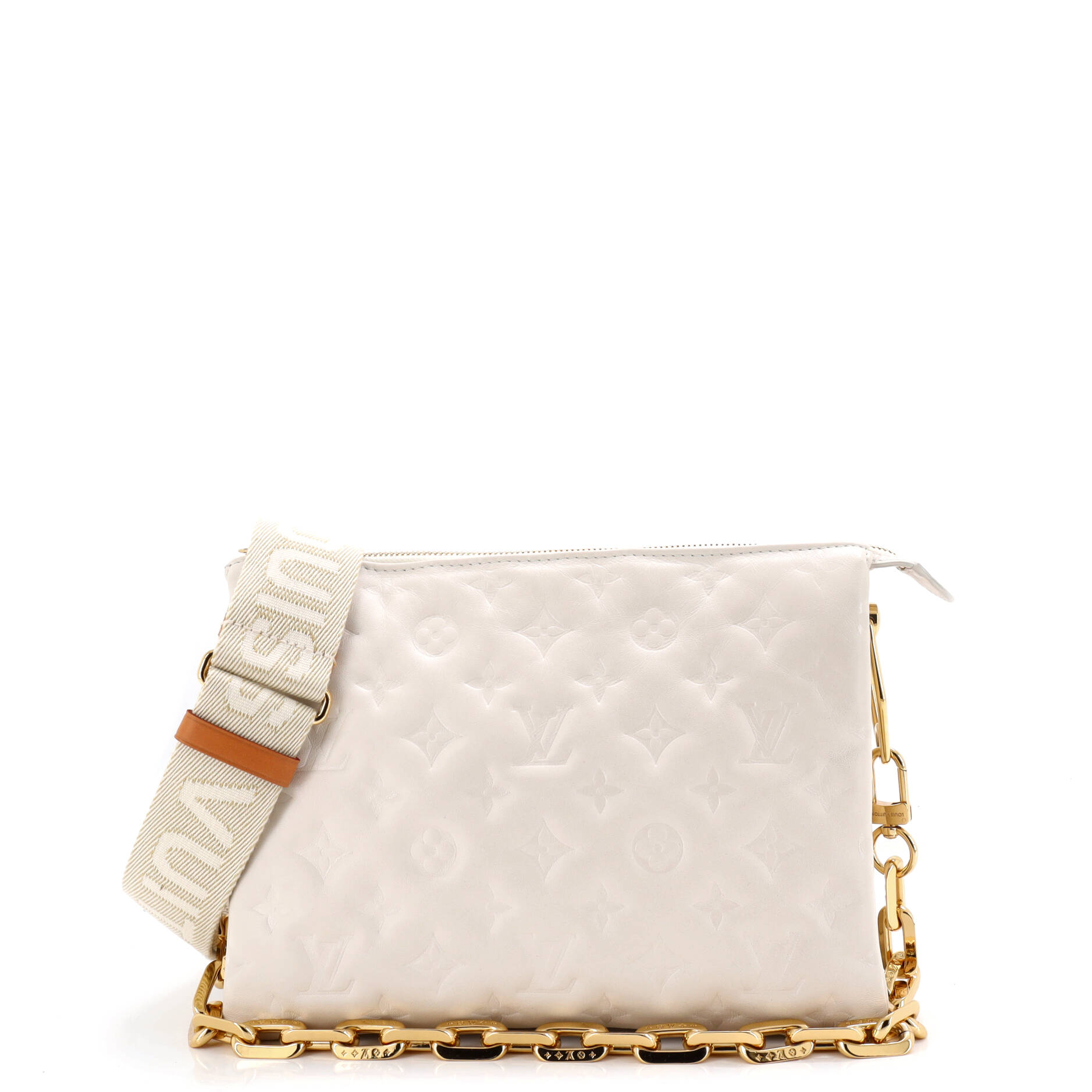Coussin Bag Monogram Embossed Lambskin PM