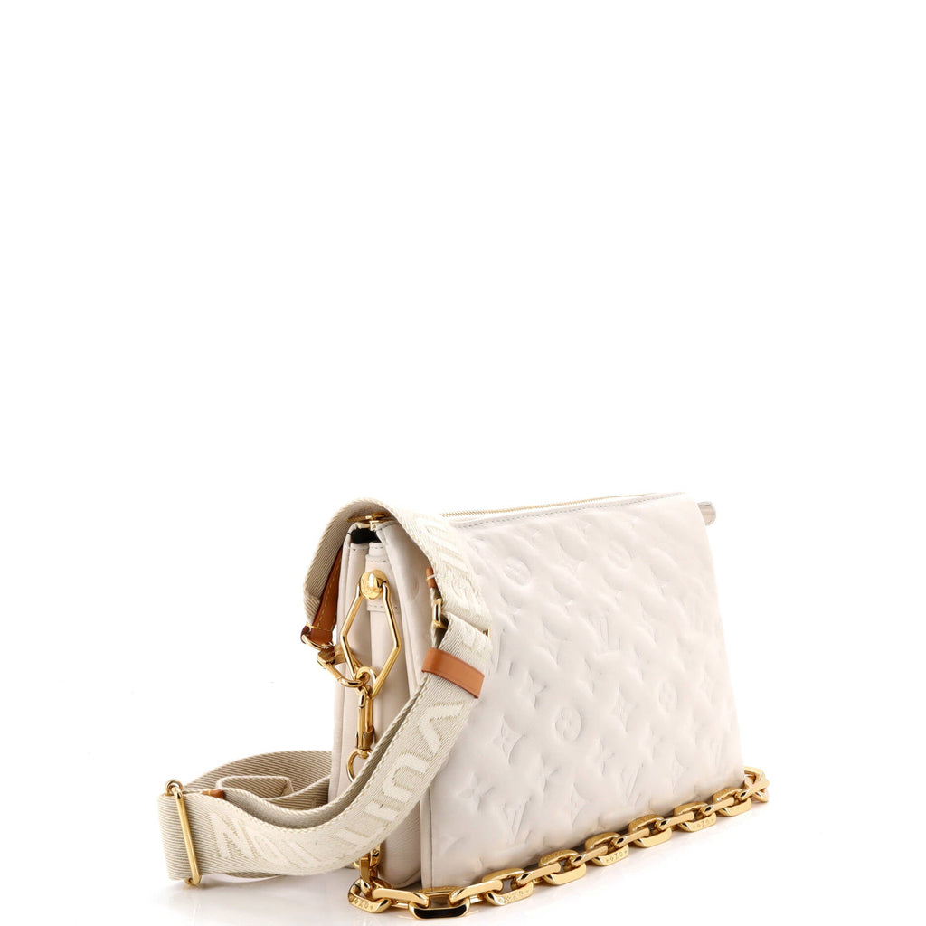 Coussin Bag Monogram Embossed Lambskin PM