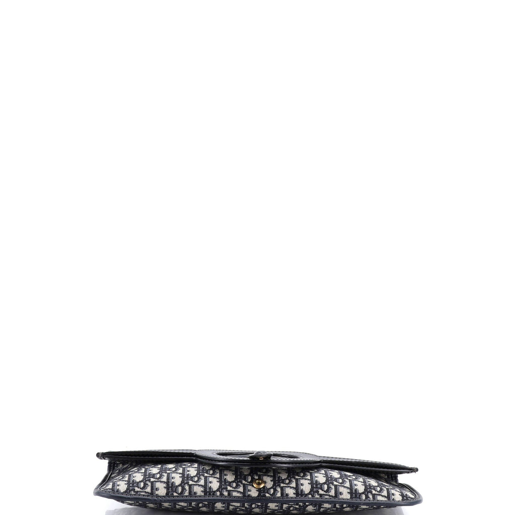Fold Over Clutch Oblique Canvas