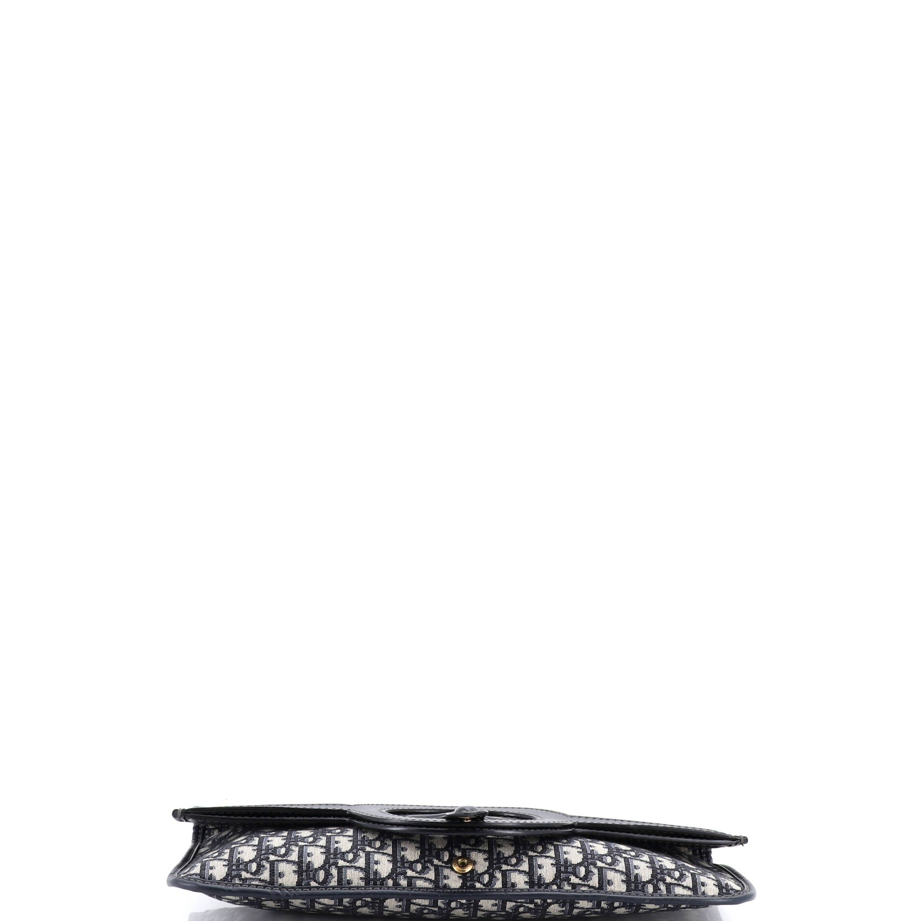 Fold Over Clutch Oblique Canvas