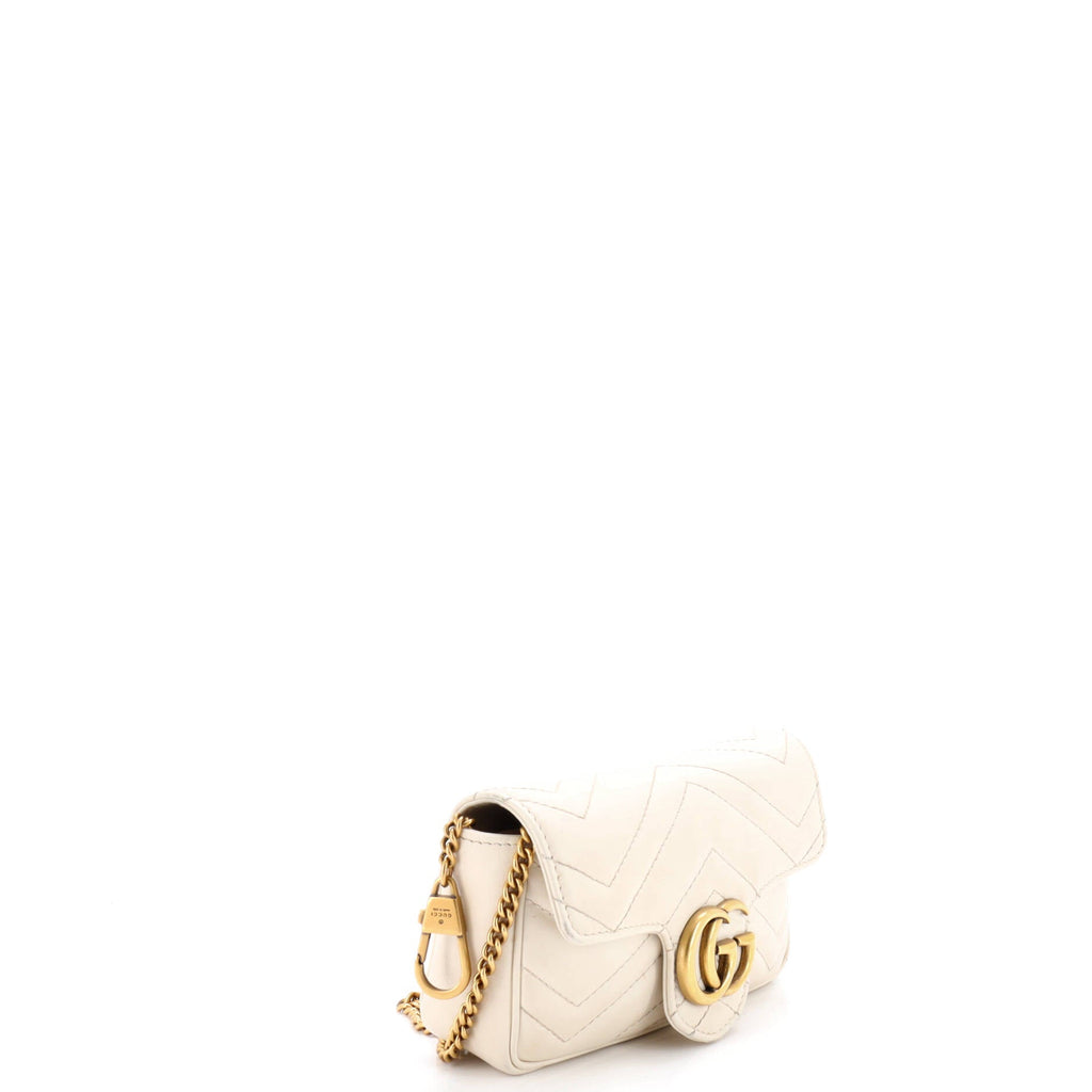GG Marmont Flap Bag Matelasse Leather Super Mini