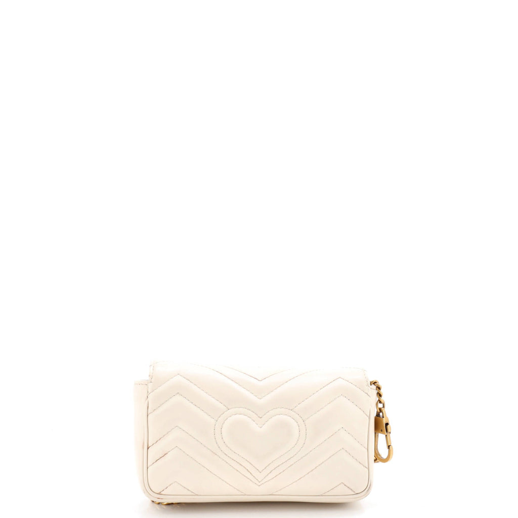 GG Marmont Flap Bag Matelasse Leather Super Mini