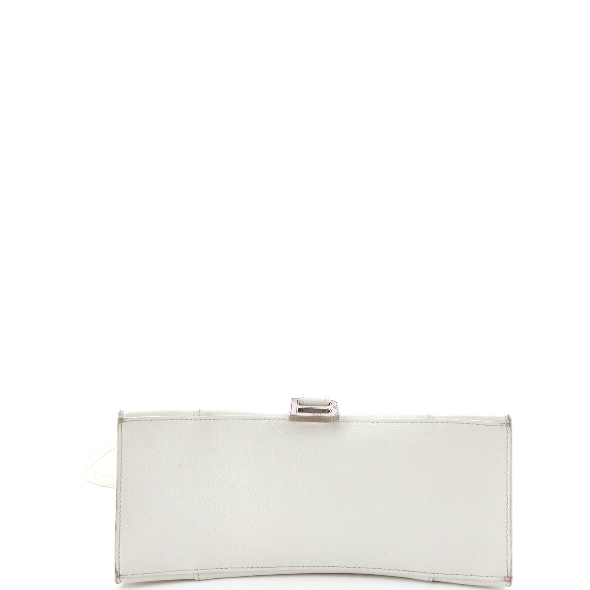 Hourglass East West Tote Leather Small