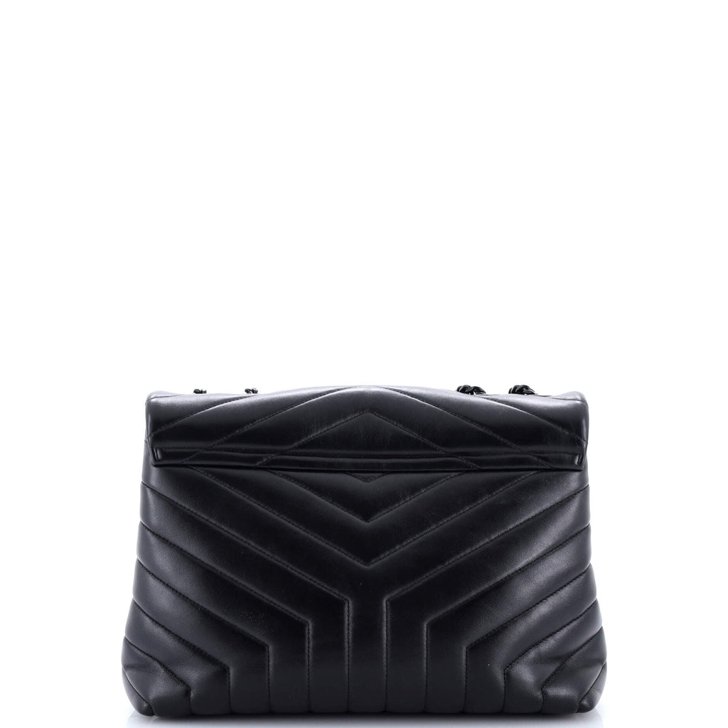 Loulou Shoulder Bag Matelasse Chevron Leather Medium