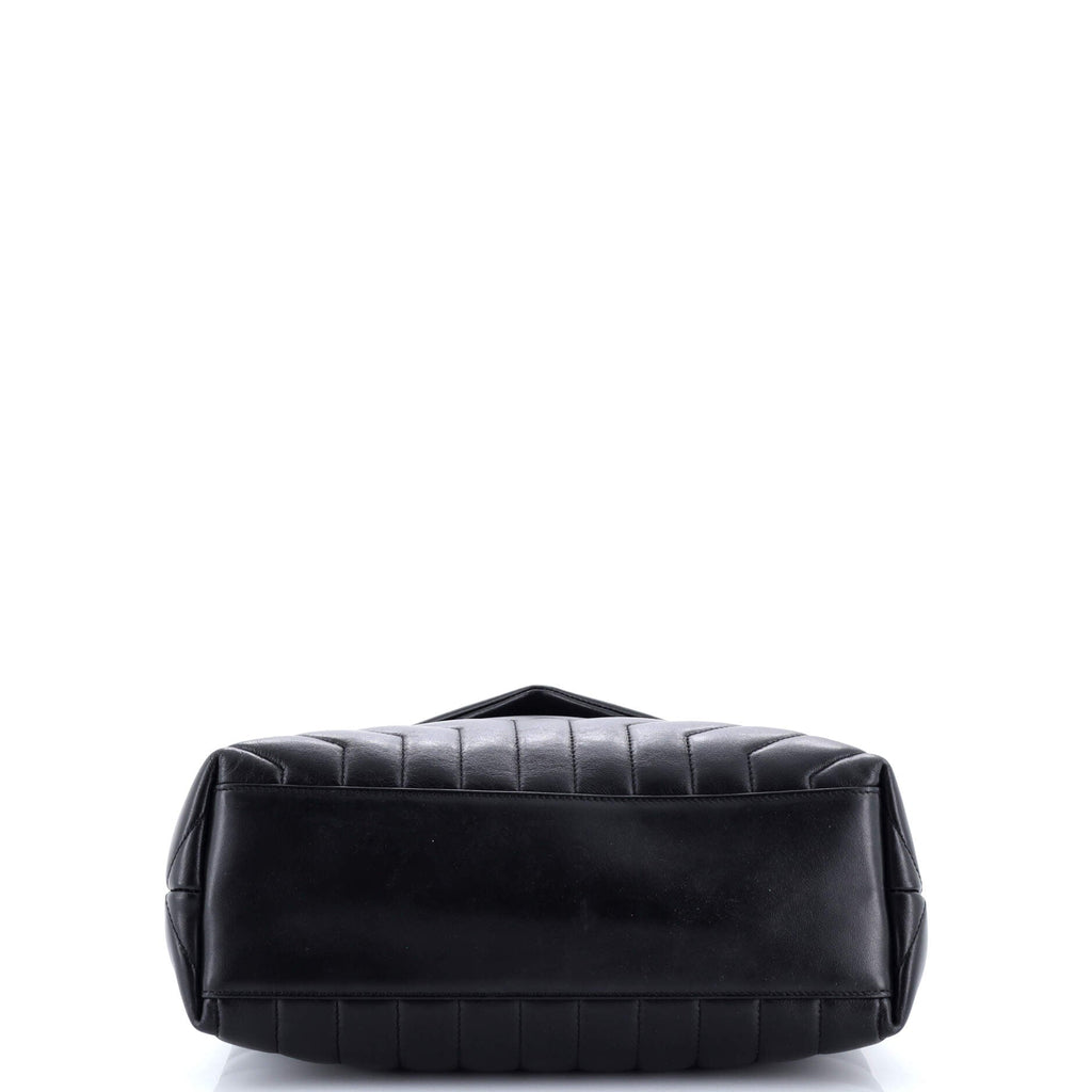 Loulou Shoulder Bag Matelasse Chevron Leather Medium