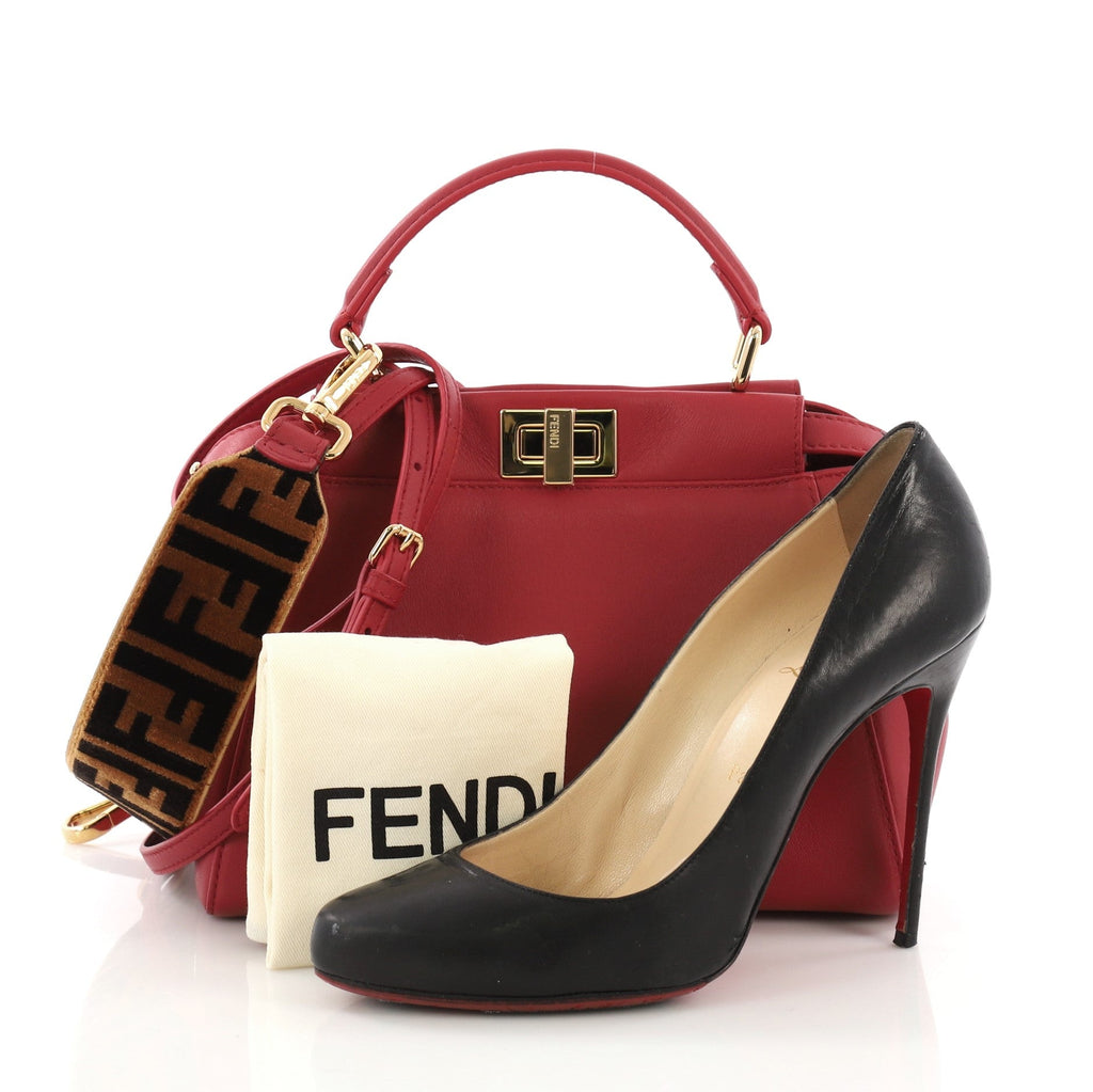 Peekaboo Handbag Leather Mini