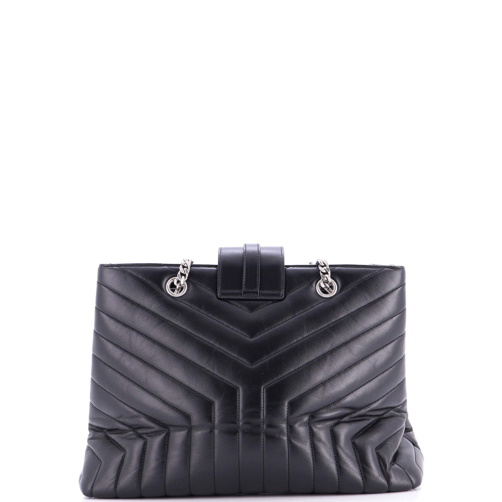 LouLou Tote Matelasse Chevron Leather Large