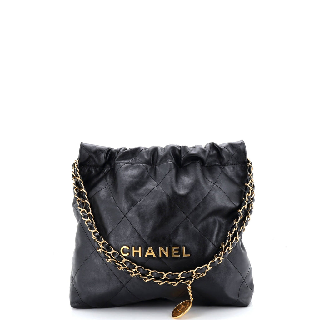 22 Chain Hobo Quilted Calfskin Small