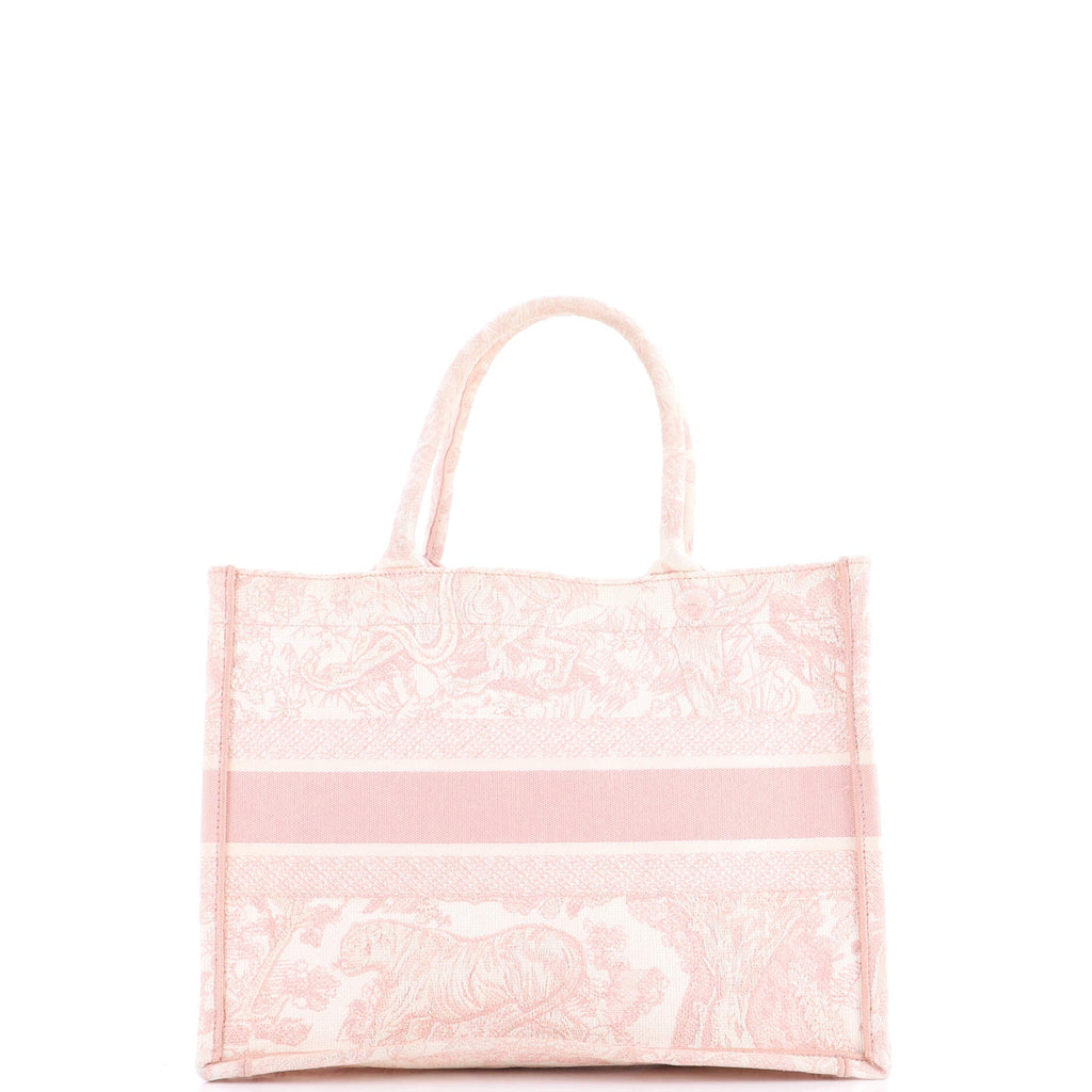 Book Tote Embroidered Canvas Medium