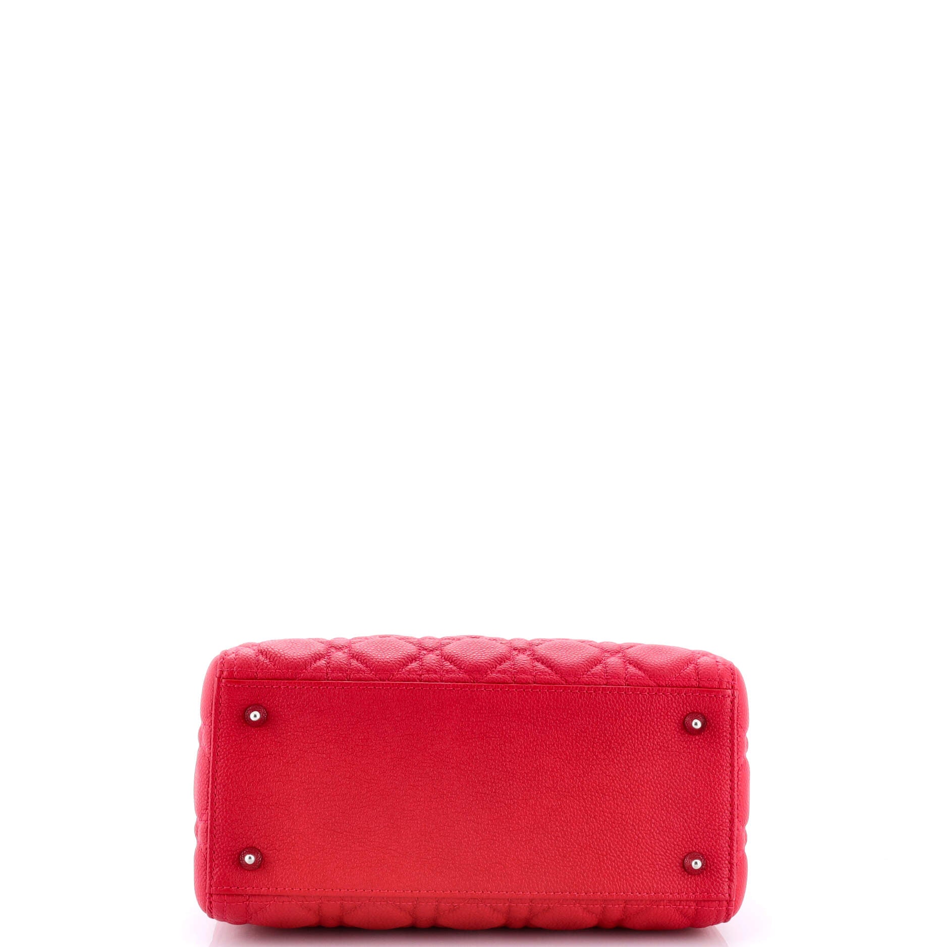 Lady Dior Bag Cannage Quilt Grained Calfskin Medium