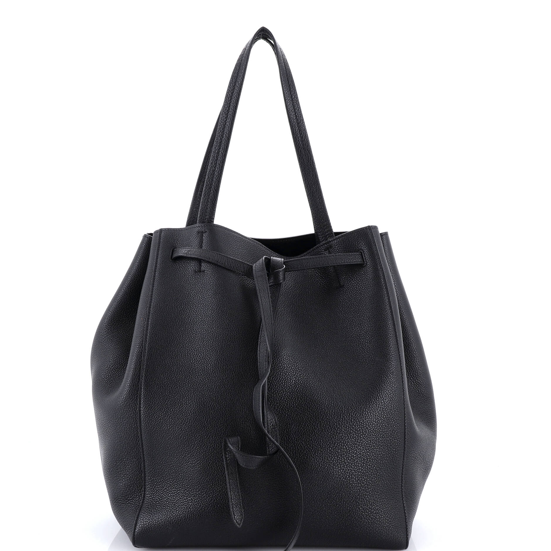 Phantom Tie Cabas Tote Leather Medium