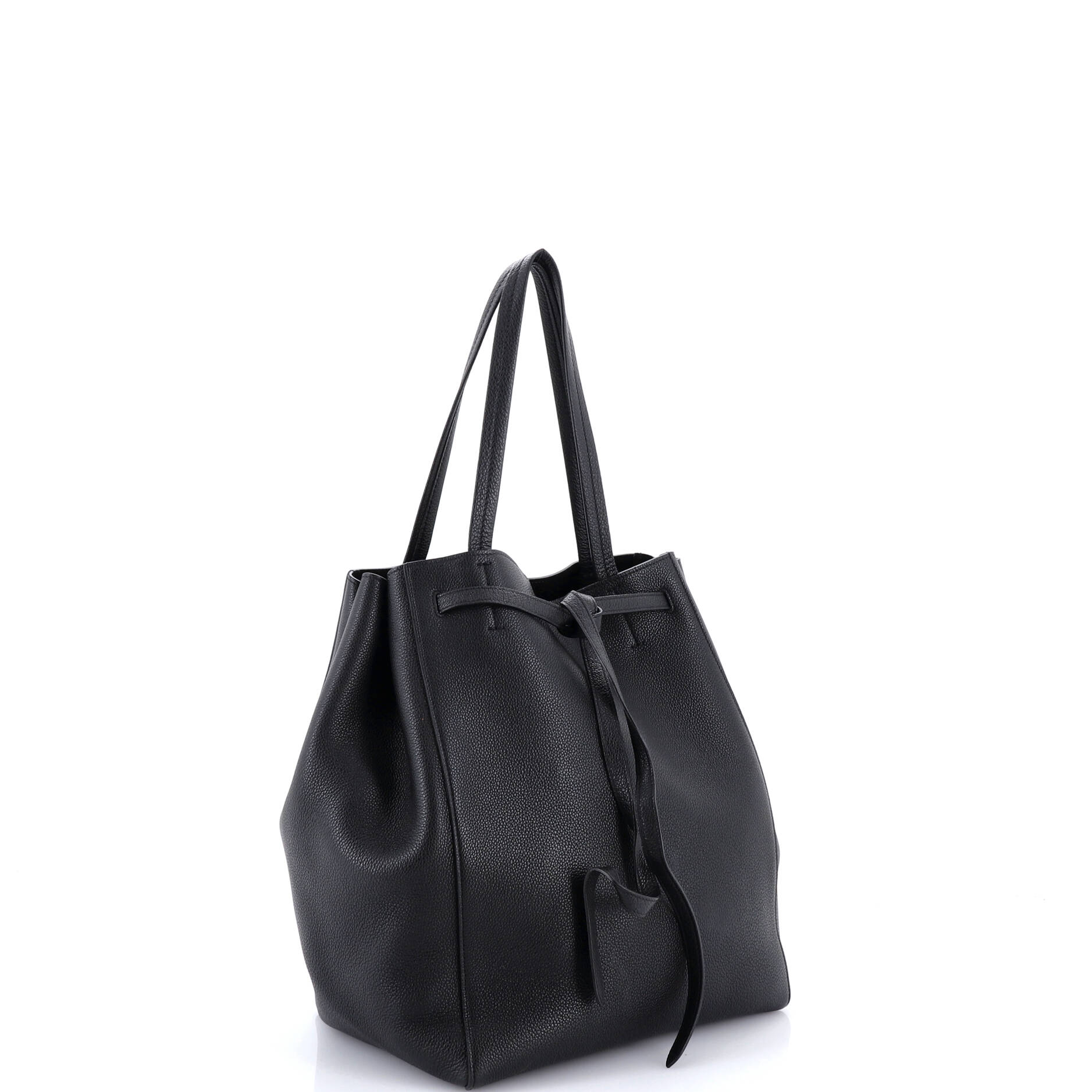 Phantom Tie Cabas Tote Leather Medium