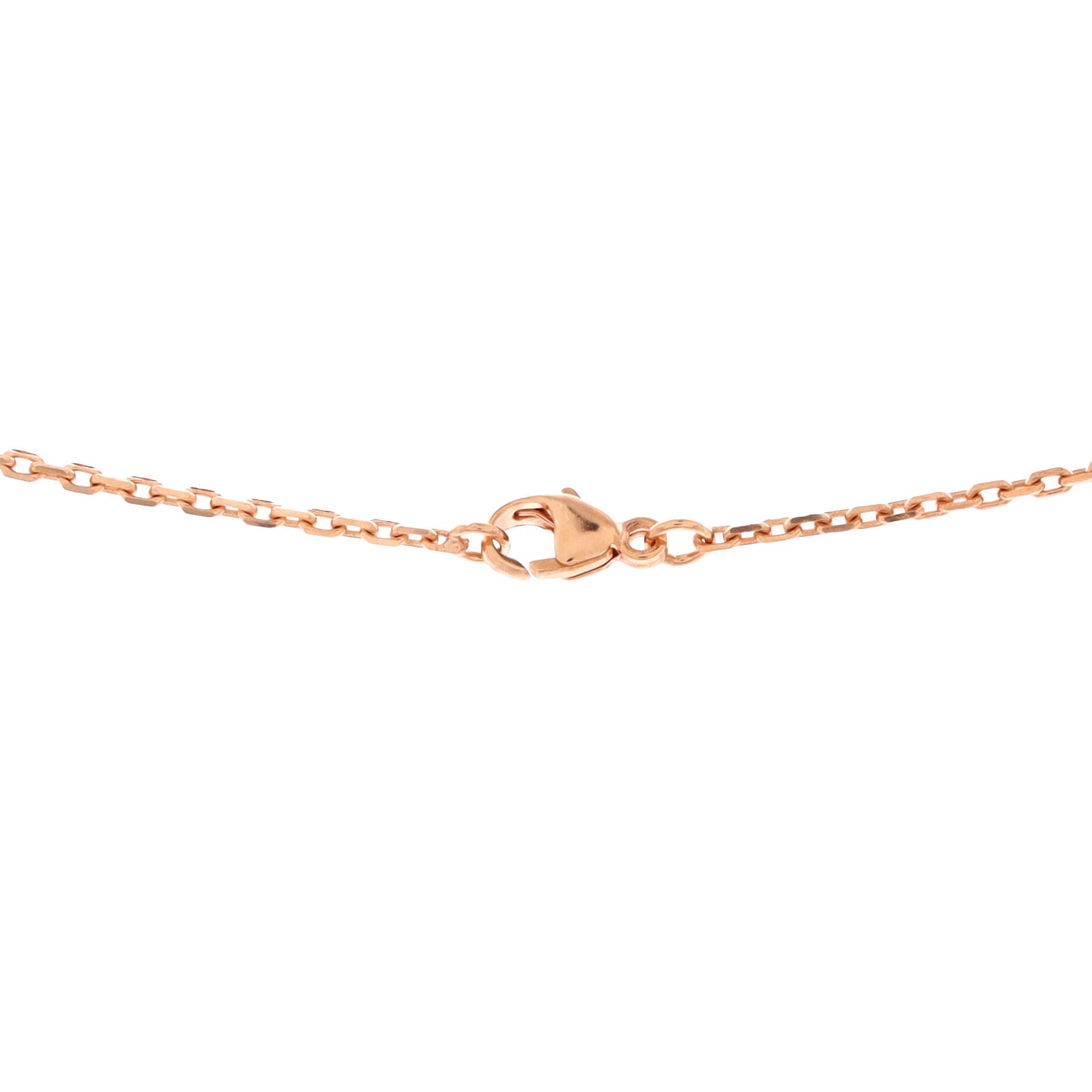 Pop H Pendant Chain Necklace Metal and Enamel Mini