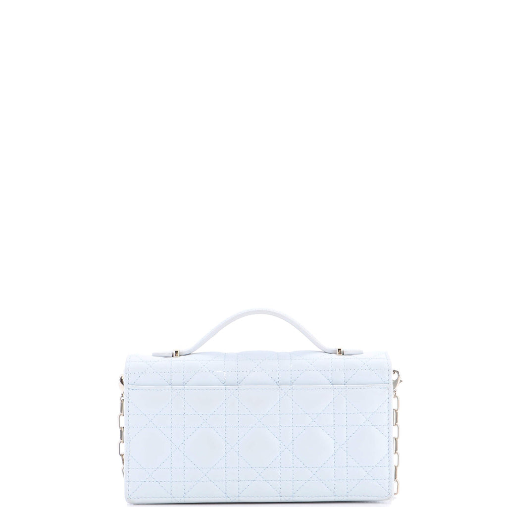 My Dior Top Handle Flap Bag Cannage Quilt Lambskin Mini