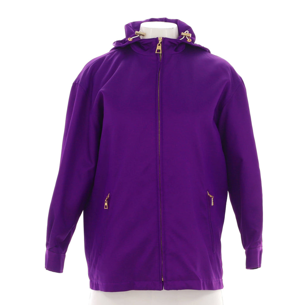 Women's Logo Zip Hooded Vest Wool Blend