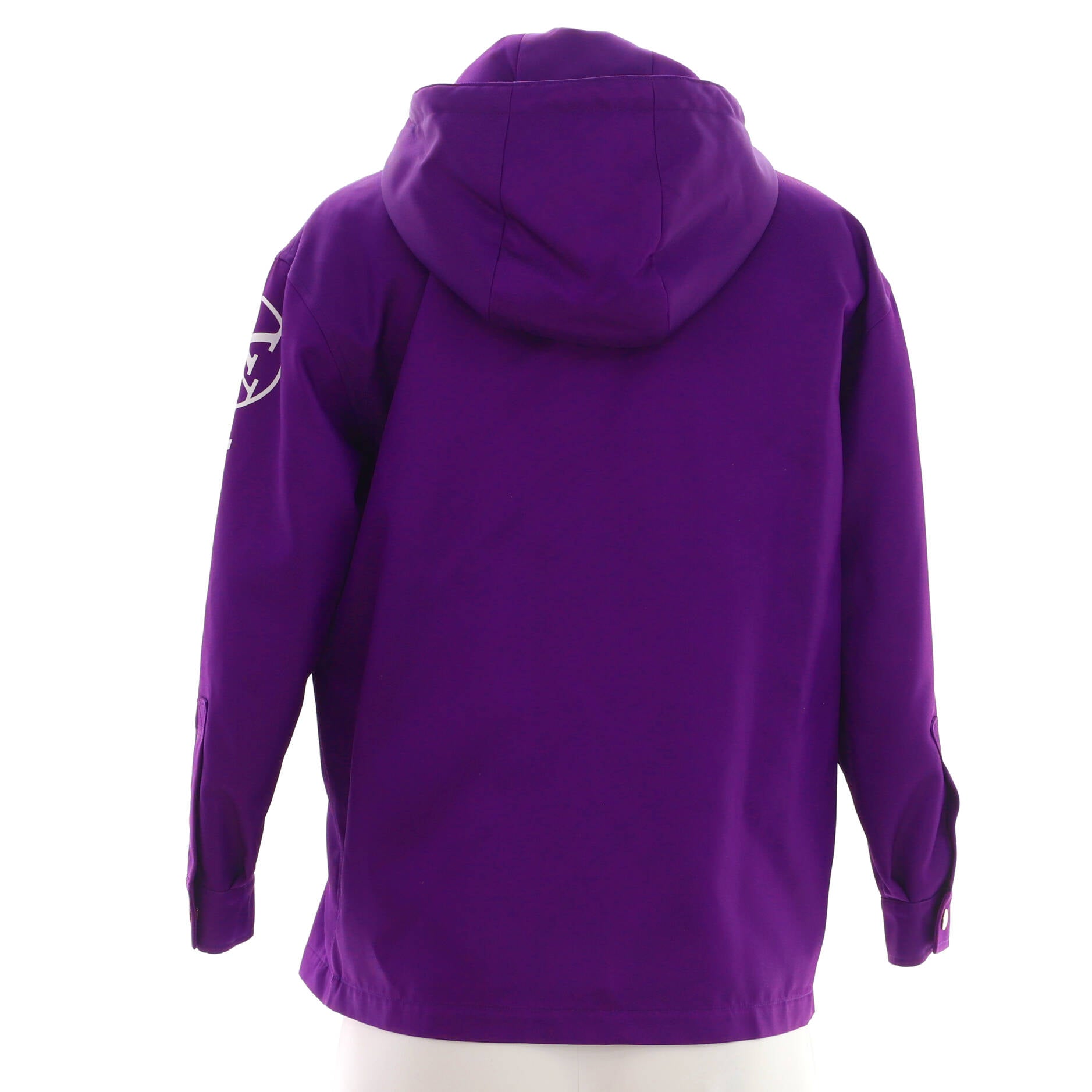 Women's Logo Zip Hooded Vest Wool Blend