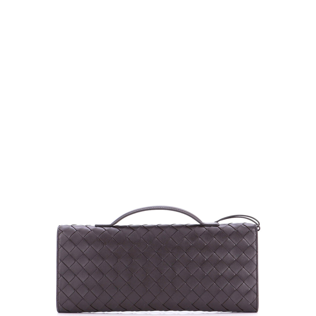 Andiamo Top Handle Clutch Intrecciato Nappa Long