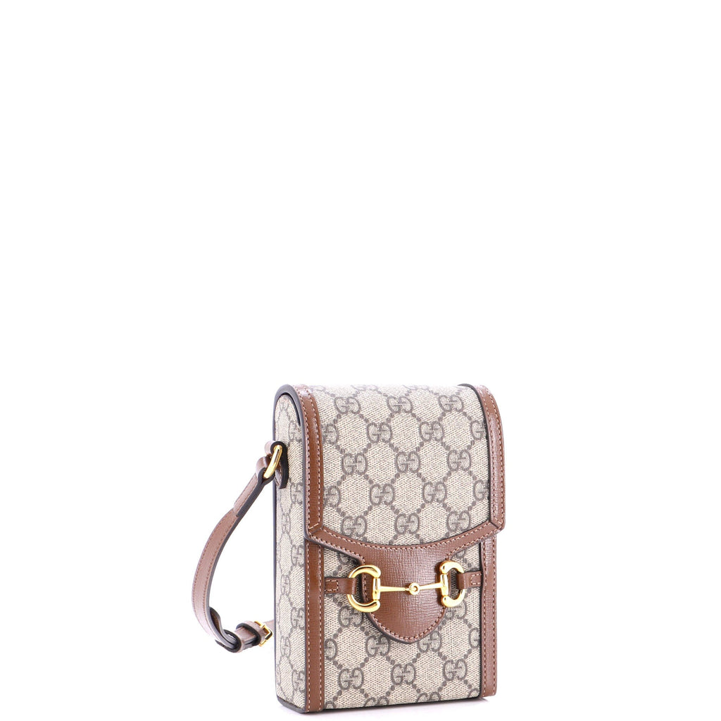 Horsebit 1955 Crossbody Bag GG Coated Canvas with Leather Mini