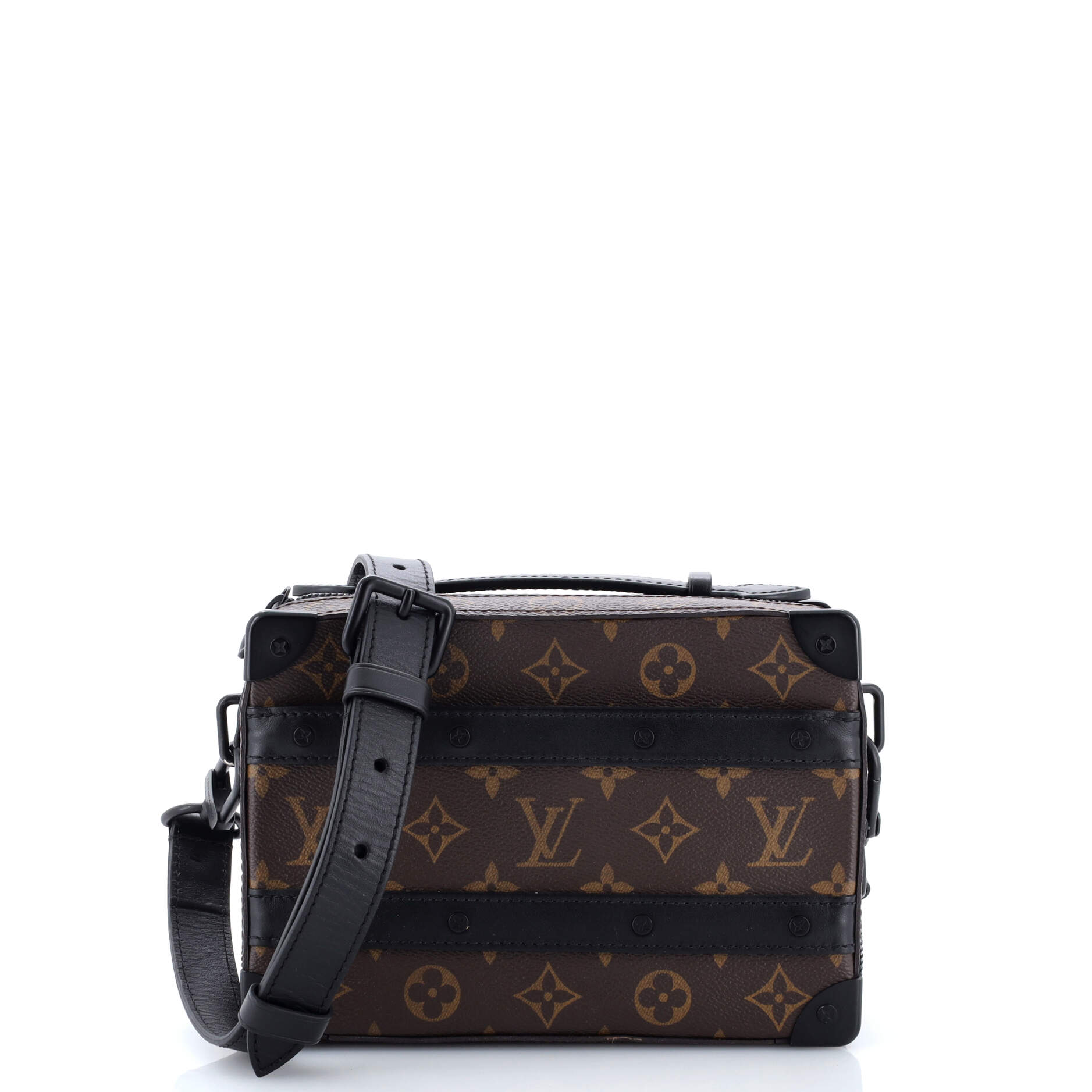 Handle Soft Trunk Bag Macassar Monogram Canvas