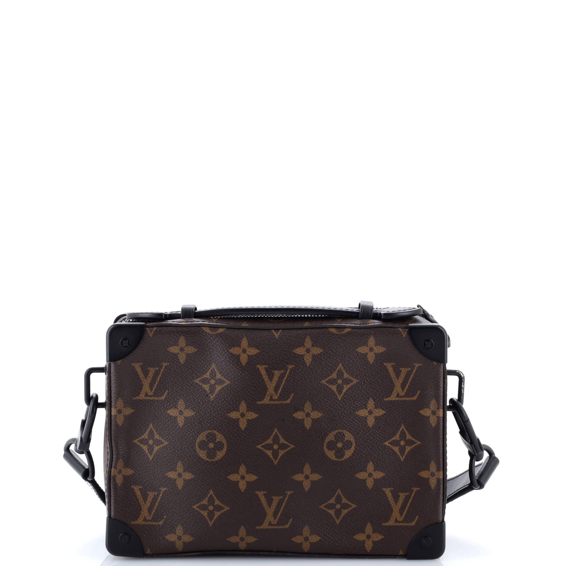Handle Soft Trunk Bag Macassar Monogram Canvas