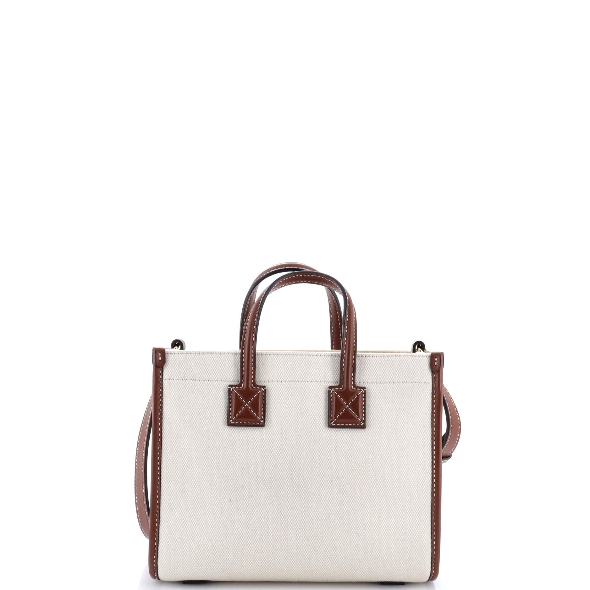 Freya Shopping Tote Canvas with Leather Mini