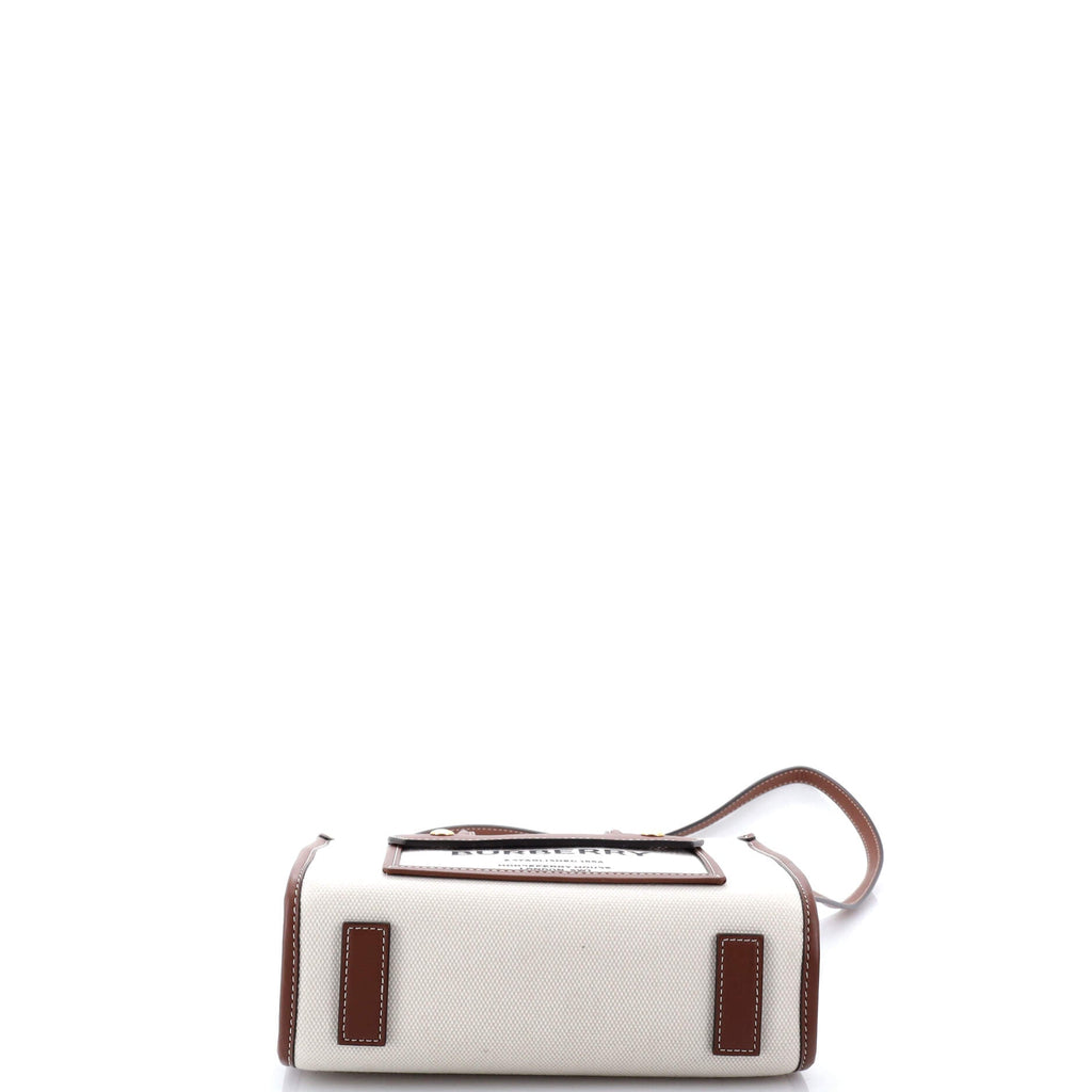 Freya Shopping Tote Canvas with Leather Mini