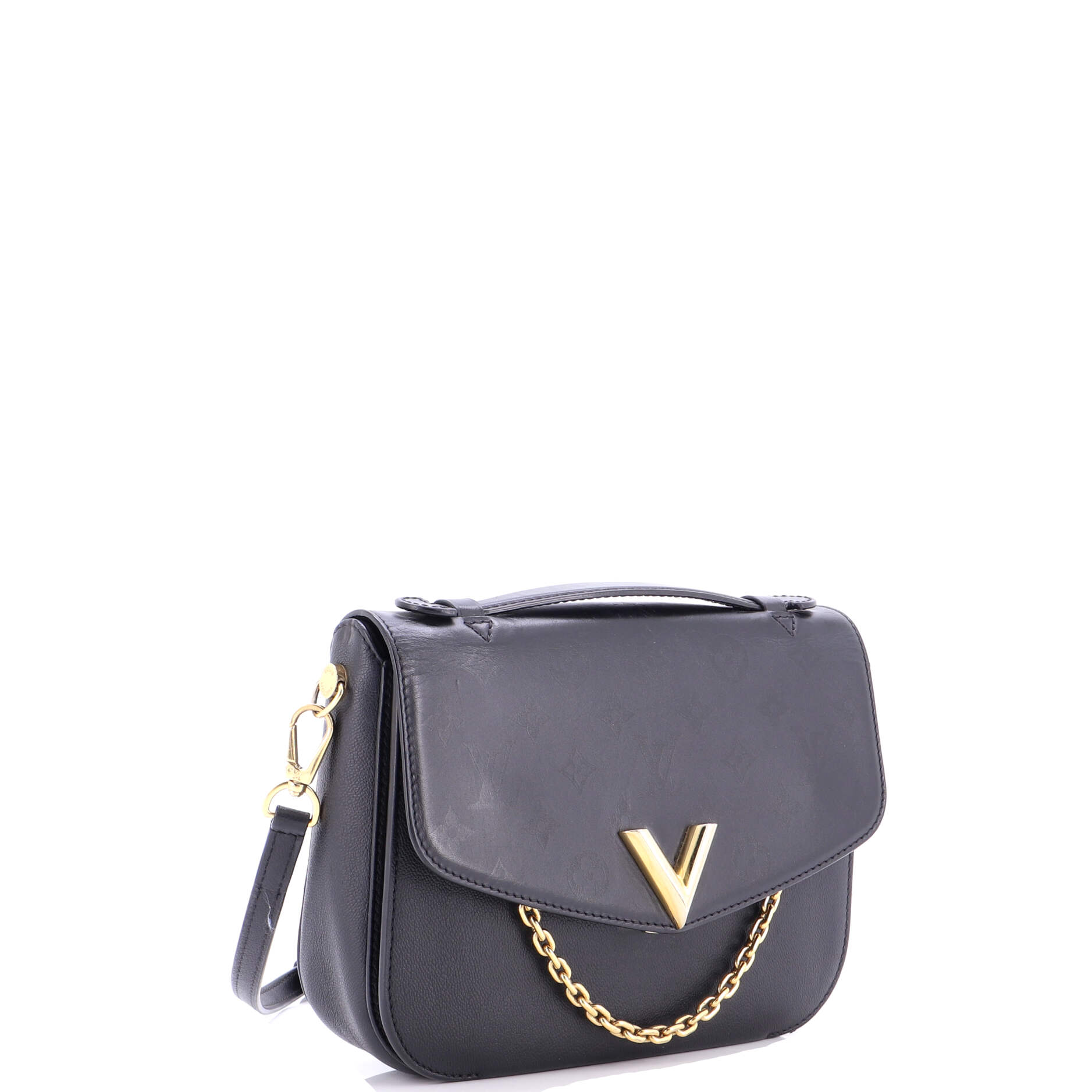 Very Messenger Monogram Leather