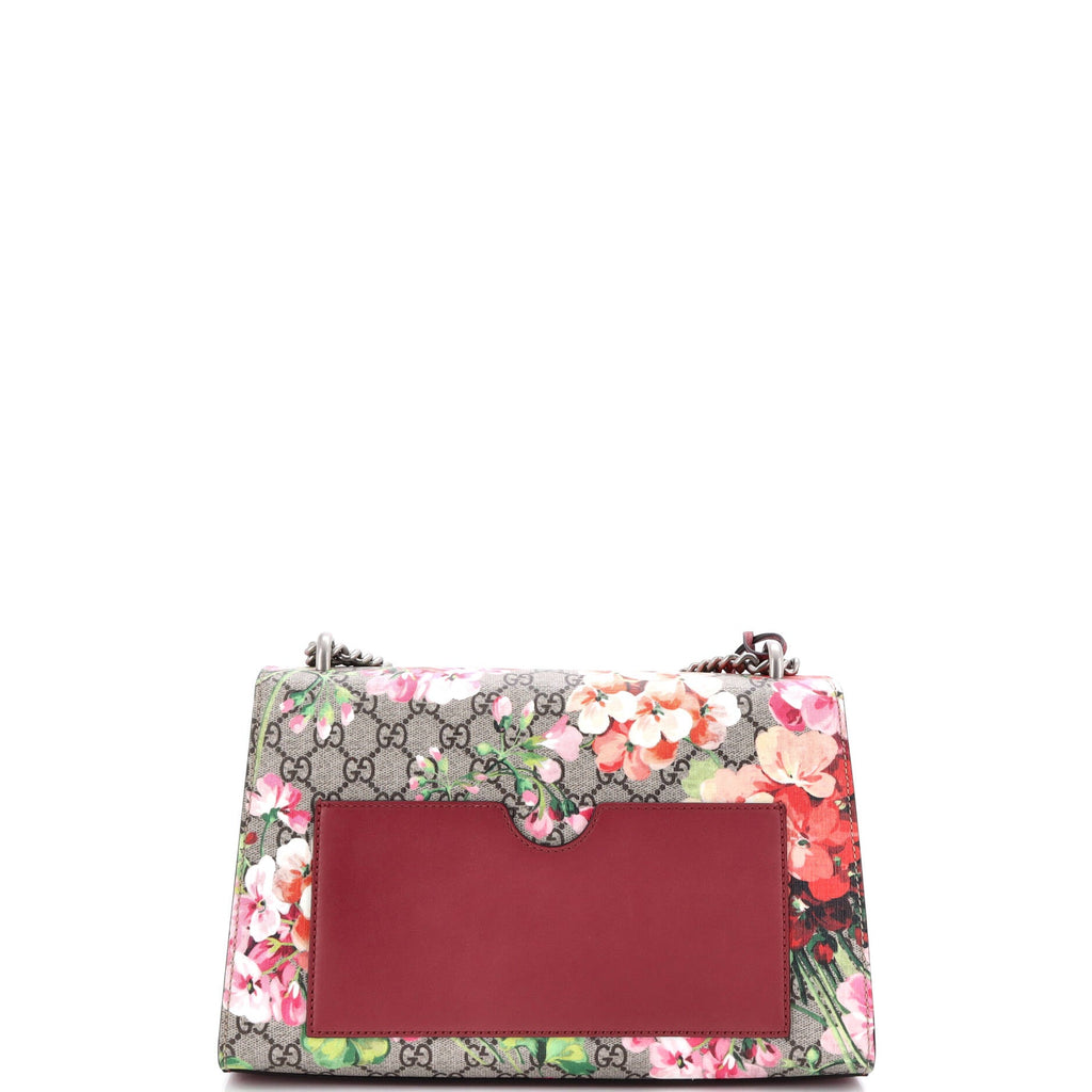 Padlock Shoulder Bag Blooms Print GG Coated Canvas Medium