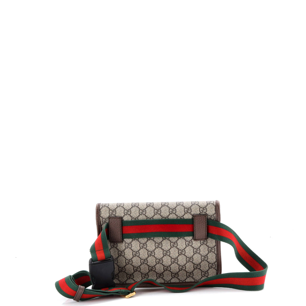 Neo Vintage Flap Belt Bag GG Coated Canvas