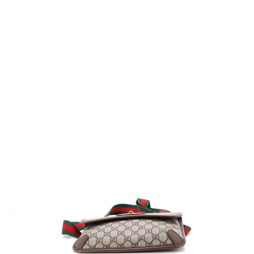 Neo Vintage Flap Belt Bag GG Coated Canvas