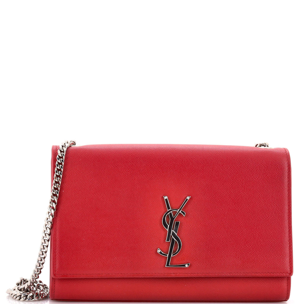 Classic Monogram Crossbody Bag Grainy Leather Medium