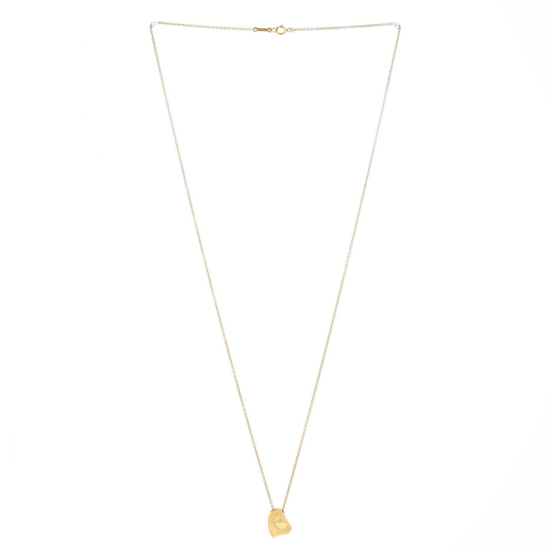 Elsa Peretti Full Heart Necklace 18K Yellow Gold
